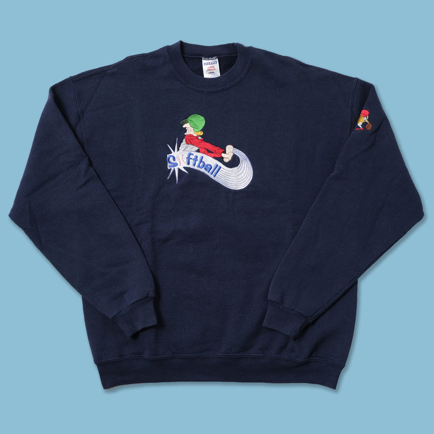 Vintage Softball Sweater Large