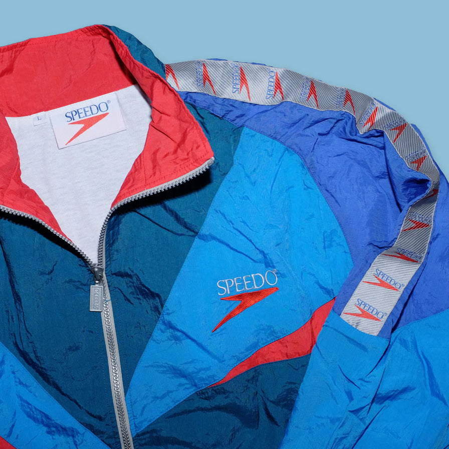 Vintage Speedo Track Jacket Large - Double Double Vintage