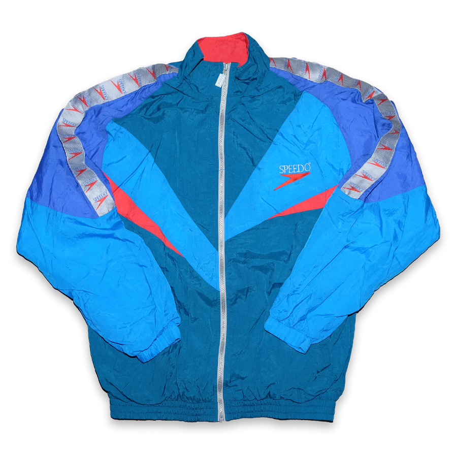 Vintage Speedo Track Jacket Large - Double Double Vintage