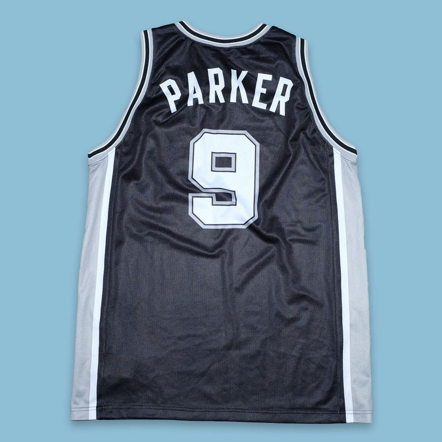 Vintage Champion Spurs Tony Parker Jersey XLarge Double Double Vintage