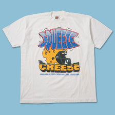 Vintag 1997 Greenbay Packers Squeeze Cheese T-Shirt Large / XLarge