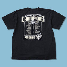 Vintage Reebok Stanley Cup 2009 Pittsburgh Penguins T-Shirt Large