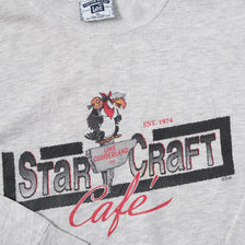 Vintage Star Craft Cafe Sweater Large