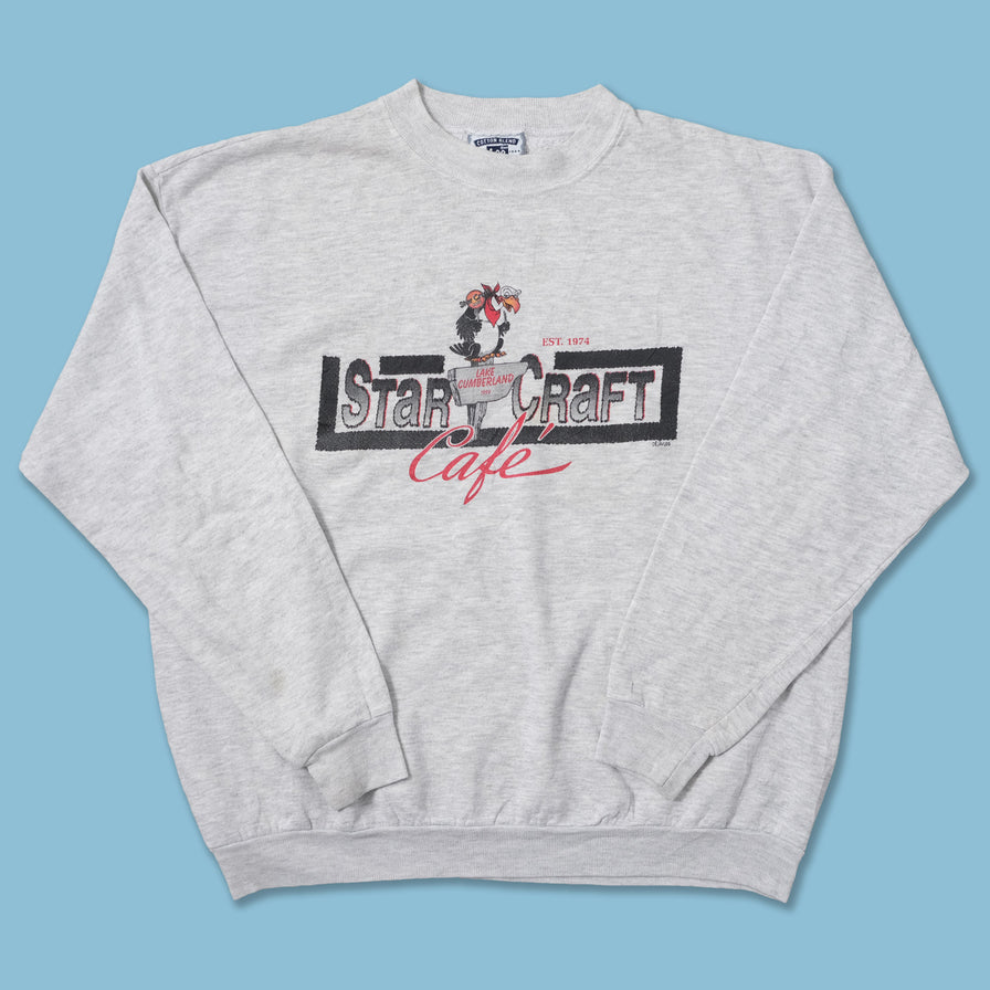 Vintage Star Craft Cafe Sweater Large