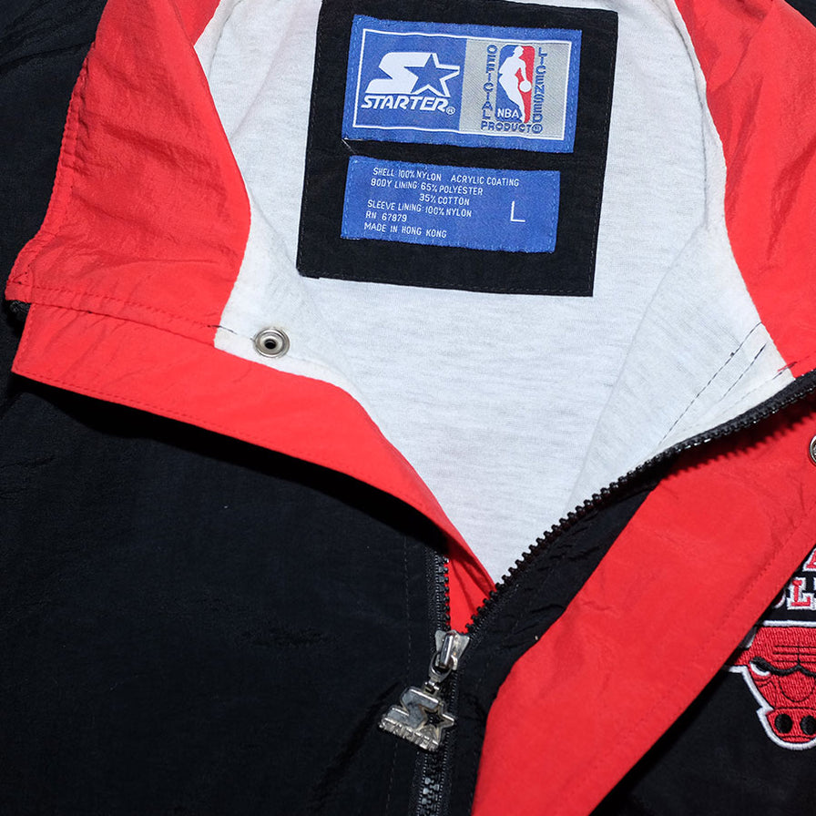 Vintage Starter Chicago Bulls Track Jacket Large - Double Double Vintage