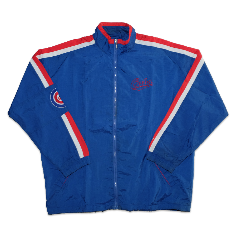 Vintage Starter Chicago Cubs Track Jacket XLarge - Double Double Vintage