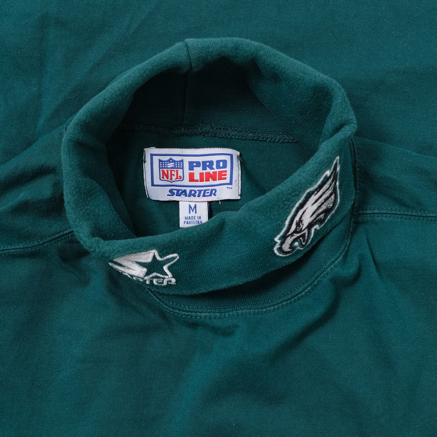 Vintage Starter Eagles Turtleneck Longsleeve Large