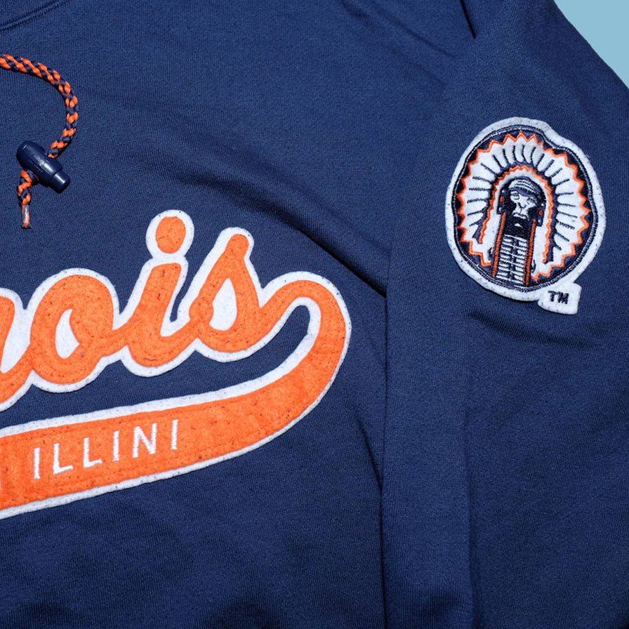 Vintage Starter Illinois Hoody Large / XLarge - Double Double Vintage