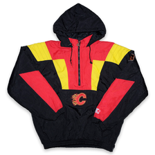 Vintage Starter Calgary Flames Anorak Large - Double Double Vintage