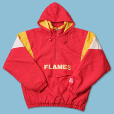 Vintage Starter Calgary Flames Anorak Large