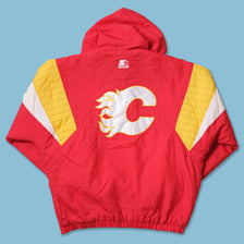 Vintage Starter Calgary Flames Anorak Large