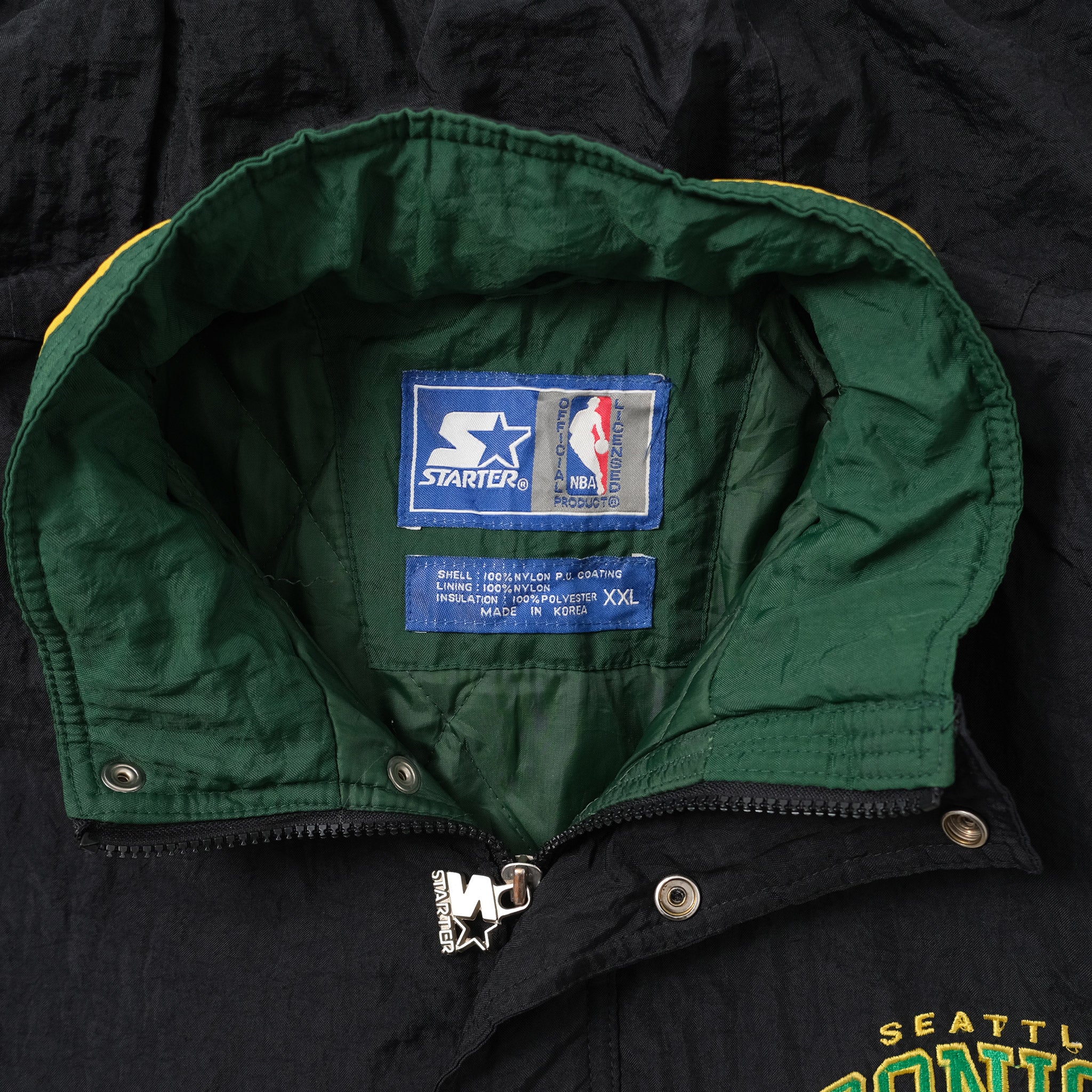 Vintage Starter Seattle Super Sonics Jacket XLarge / XXL | Double
