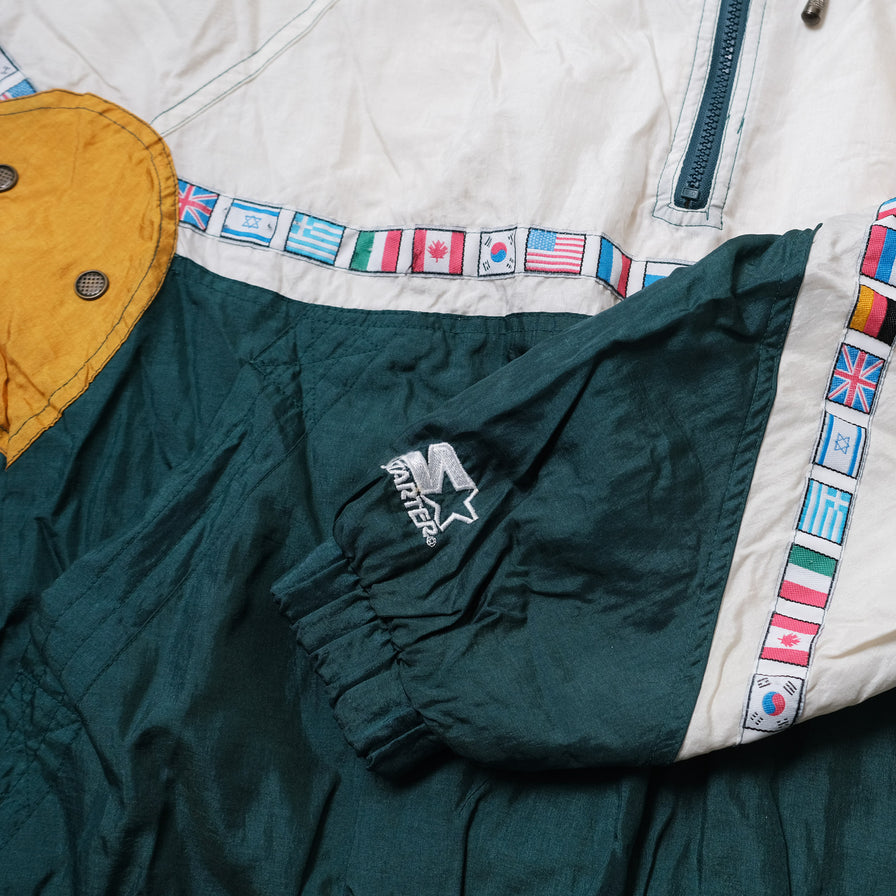 Vintage Starter Atlanta 1996 Olympics Windbreaker Small