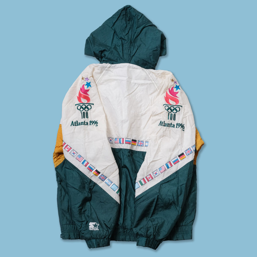 Vintage Starter Atlanta 1996 Olympics Windbreaker Small