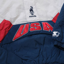 Vintage Starter Atlanta 1996 Olympics USA Anorak Large