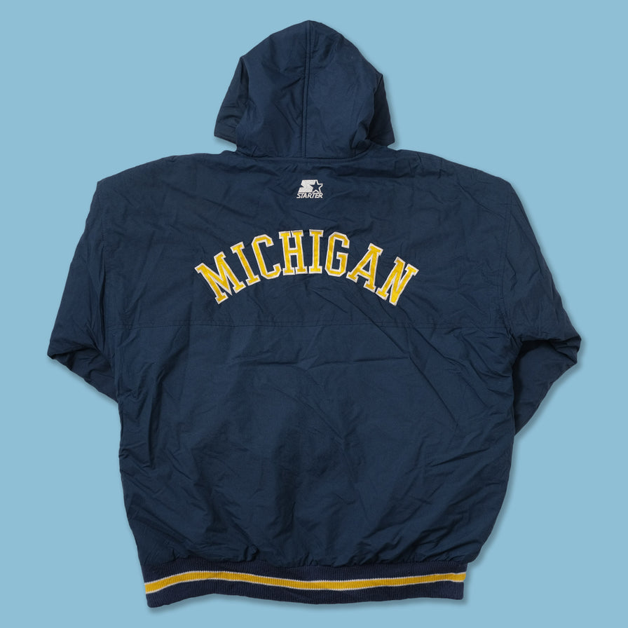 Vintage Starter Michigan Padded Jacket XLarge