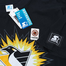 Vintage 1993 Deadstock Starter Pittsburgh Penguins T-Shirt XLarge