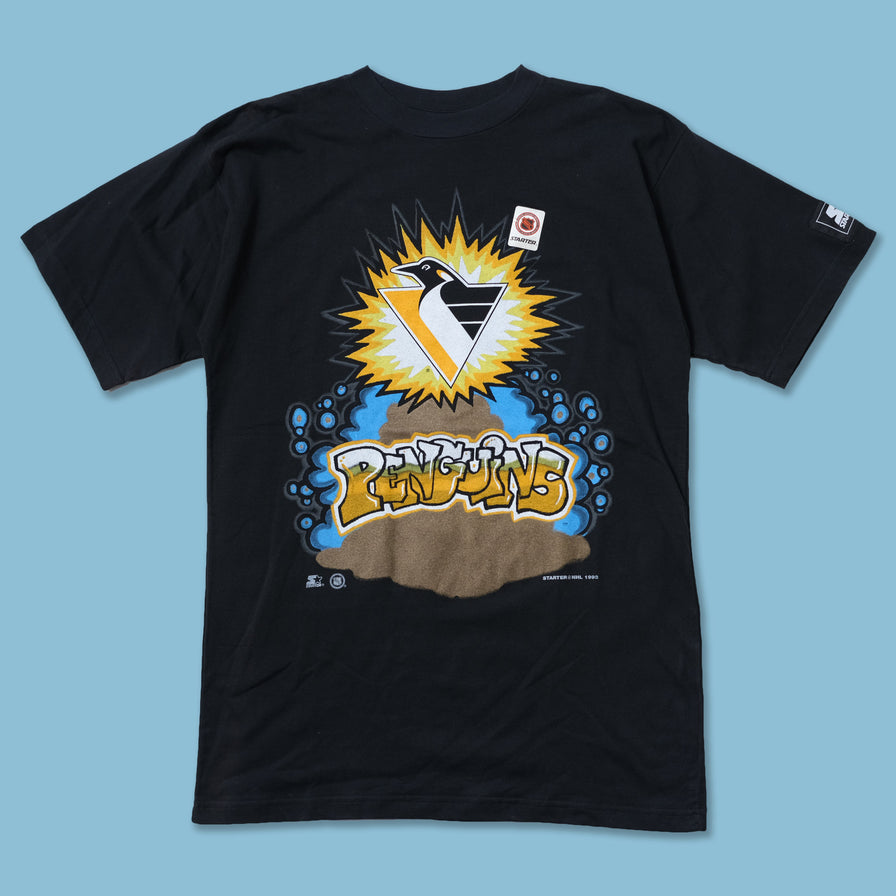 Vintage 1993 Deadstock Starter Pittsburgh Penguins T-Shirt XLarge