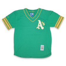 Vintage Starter Oakland Athletics V-Neck T-Shirt XLarge - Double Double Vintage
