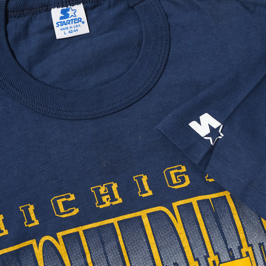 Vintage Deadstock 1990 Starter Michigan Wolverines T-Shirt Large