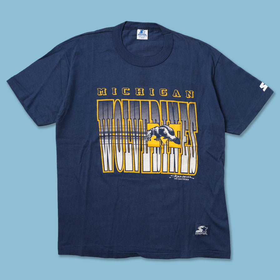 Vintage Deadstock 1990 Starter Michigan Wolverines T-Shirt Large