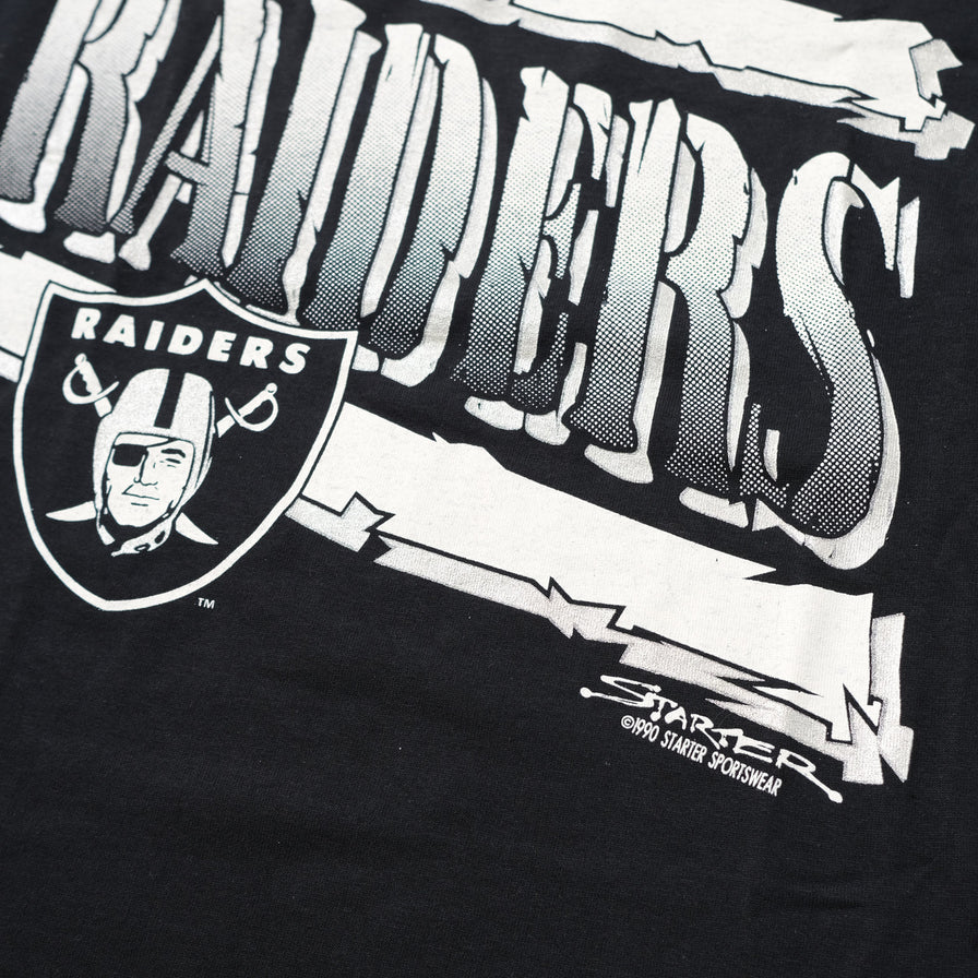 Vintage Deadstock 1990 Starter Los Angeles Raiders T-Shirt