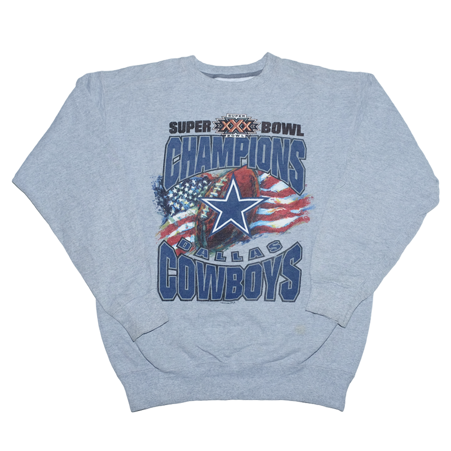 Vintage Starter Super Bowl Sweatshirt Medium Large Double Double Vintage