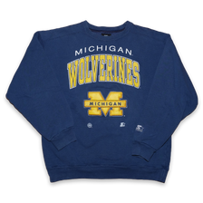 Vintage Starter Michigan Wolverines Sweatshirt Large - Double Double Vintage
