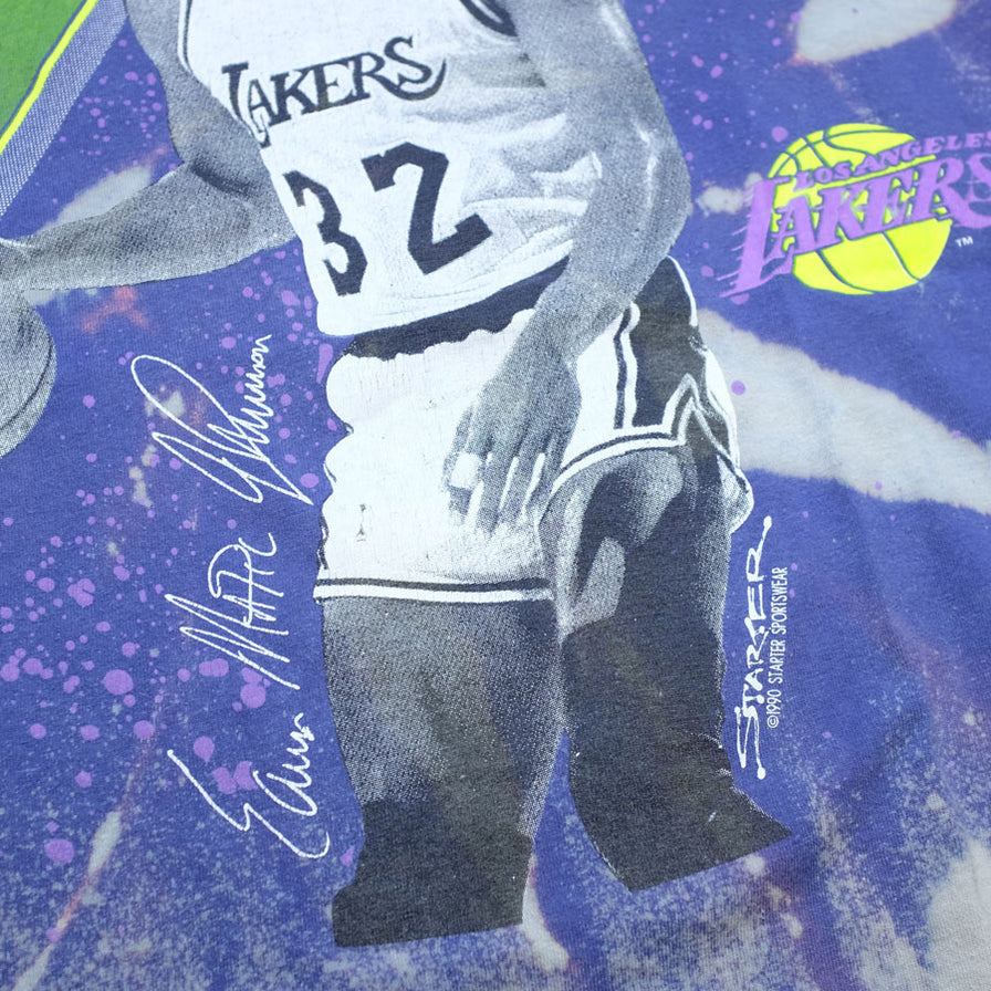 Vintage Starter Magic Johnson Tie Dye T-Shirt Large - Double Double Vintage