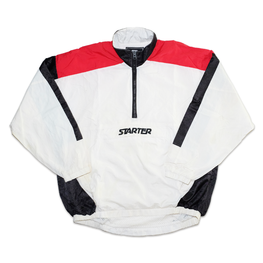 Vintage Starter Q-Zip Windbreaker Large / XLarge - Double Double Vintage