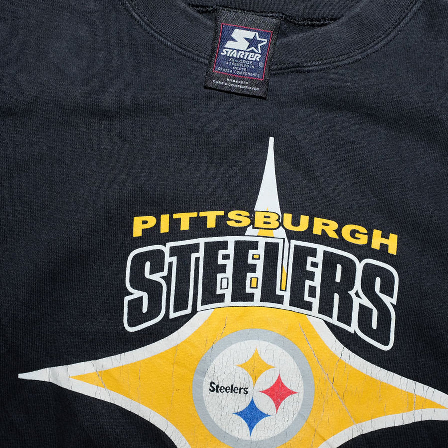 Vintage Starter Pittsburgh Steelers Sweater XLarge / XXL - Double Double Vintage