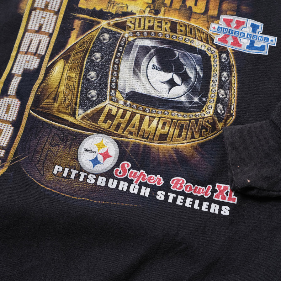Vintage Pittsburgh Steelers Super Bowl Sweater Medium