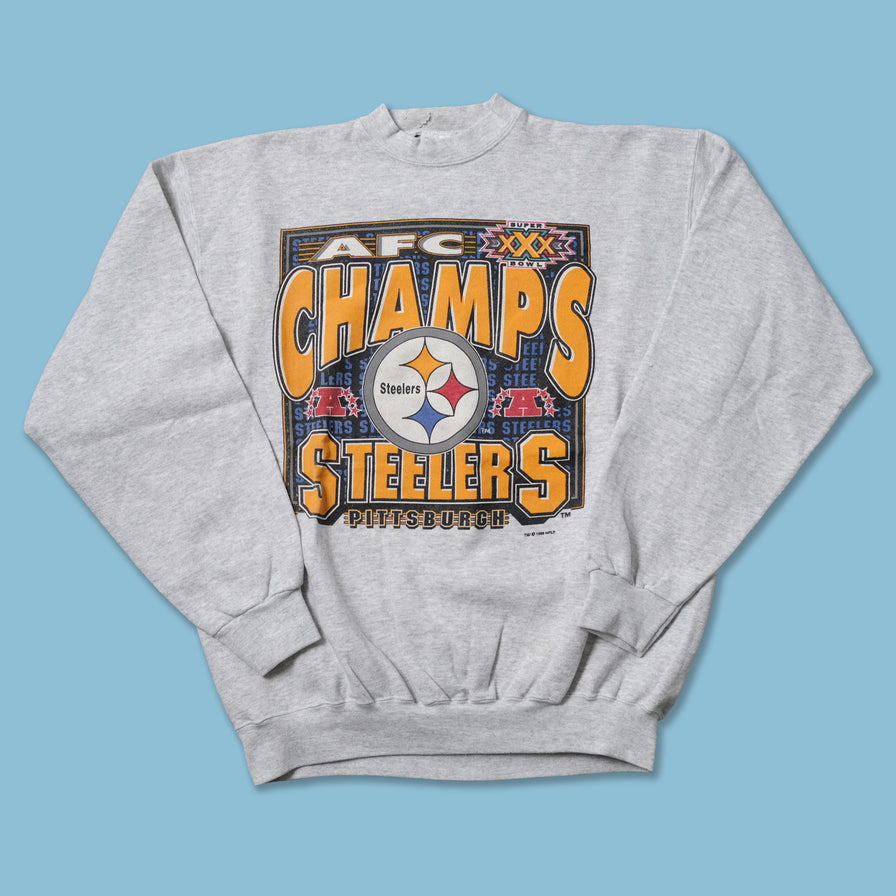 Vintage 1996 Pittsburgh Steelers AFC Champions Sweater XLarge