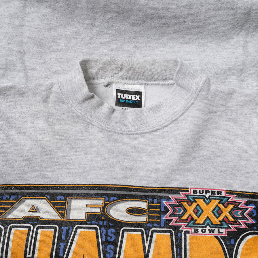 Vintage 1996 Pittsburgh Steelers AFC Champions Sweater XLarge