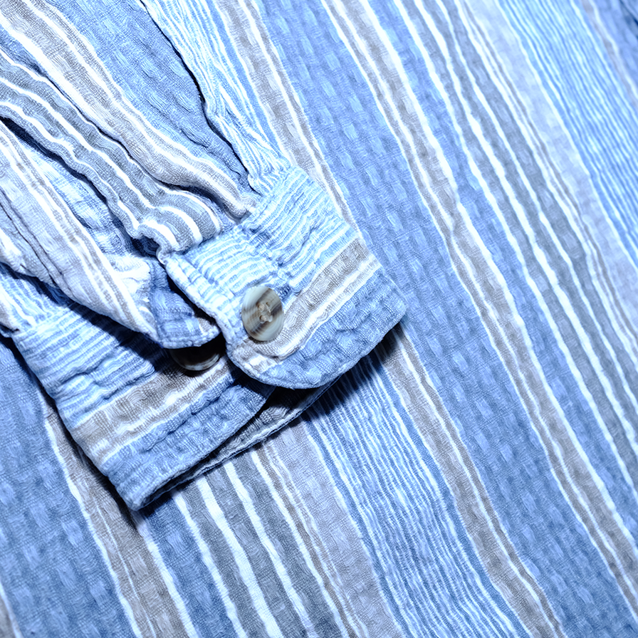 Vintage Vertical Striped Shirt Large - Double Double Vintage