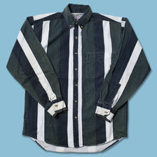 Vintage Vertical Striped Shirt Small