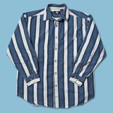 Vintage Vertical Stripe Shirt Large