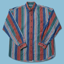 Vintage Vertical Striped Shirt XLarge