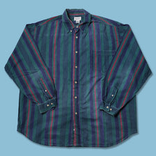 Vintage Vertical Striped Shirt XLarge