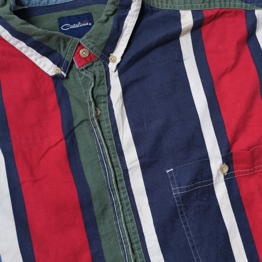 Vintage Striped Shirt XLarge