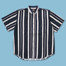 Vintage Vertical Striped Shirt XLarge
