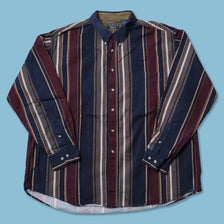 Vintage Vertical Striped Shirt XXL