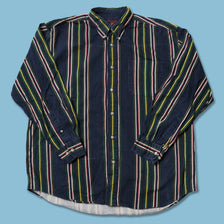 Vintage Vertical Striped Shirt XLarge