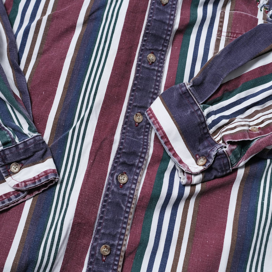 Vintage Vertical Striped Shirt Large / XLarge