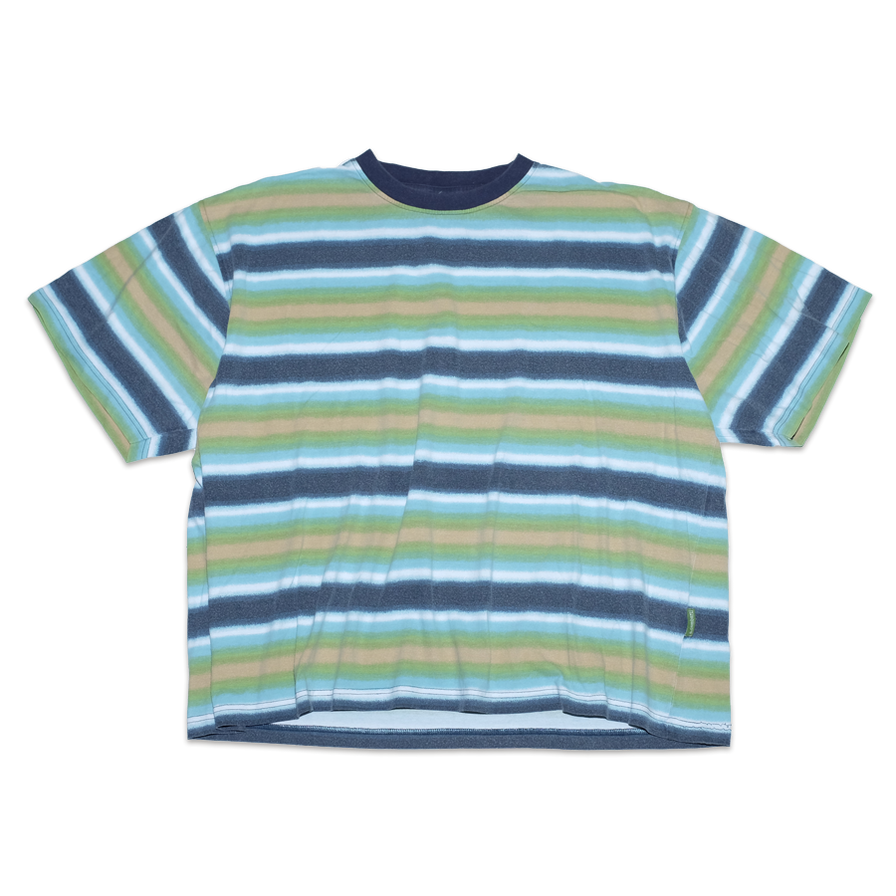 Vintage Striped T-Shirt Large - Double Double Vintage
