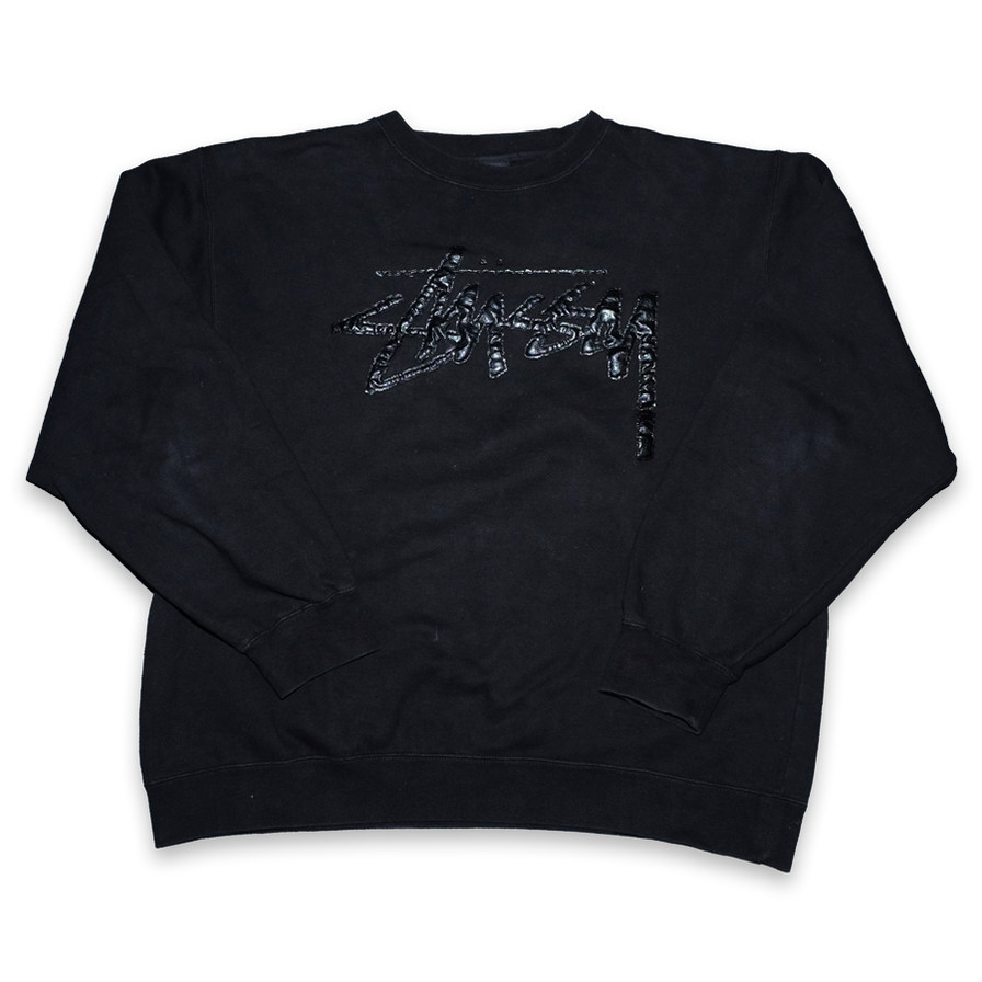 Vintage Stussy Sweater Large / XLarge - Double Double Vintage