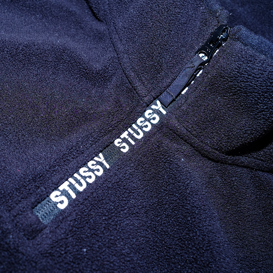 Stussy Q-Zip Fleece Large - Double Double Vintage