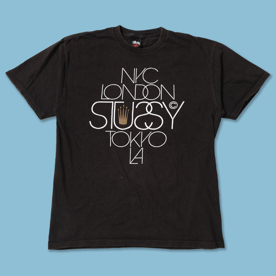 Vintage Stussy International T-Shirt Medium