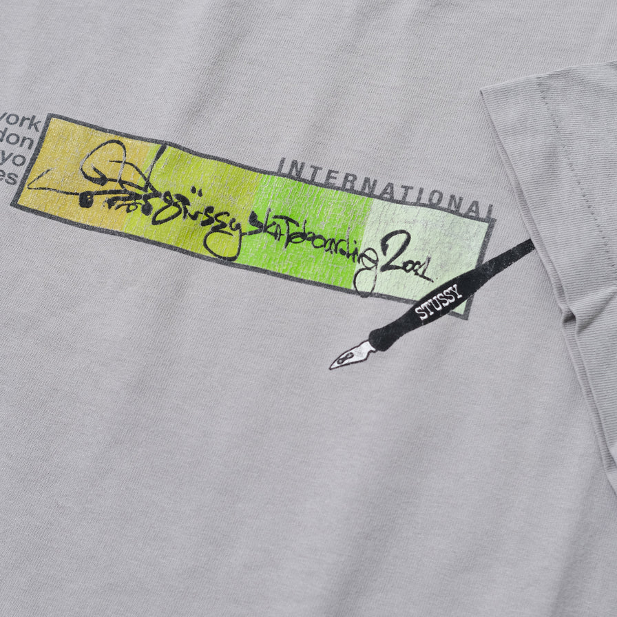 Vintage 2001 Stussy Skateboarding T-Shirt Medium