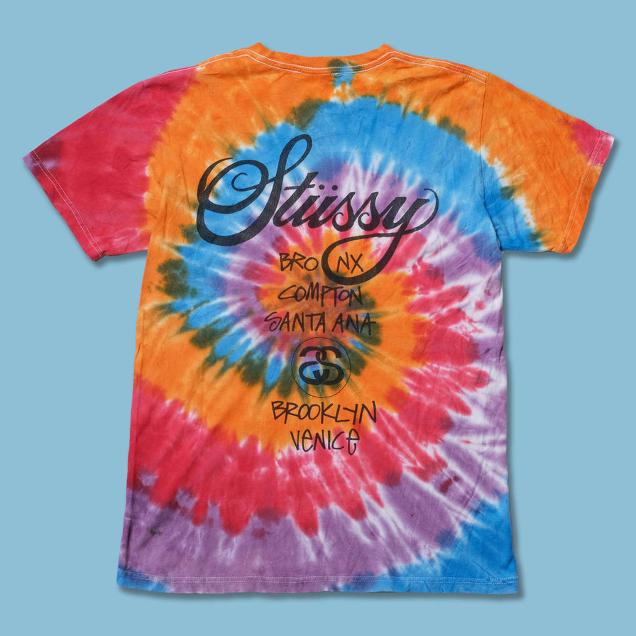 Vintage Stussy Tie Dye T-Shirt Small
